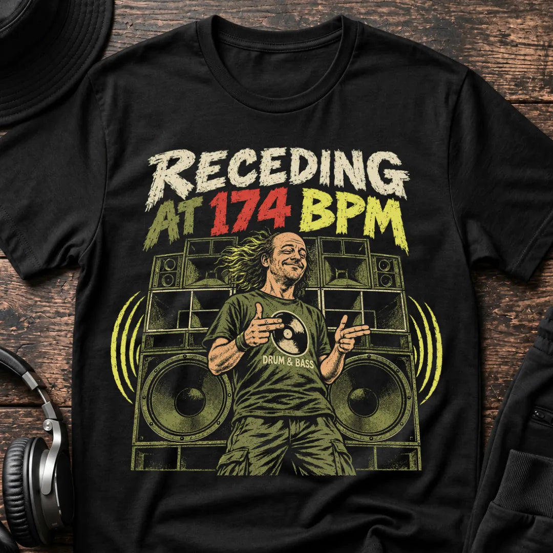 Receding At 174 BPM DnB T-Shirt