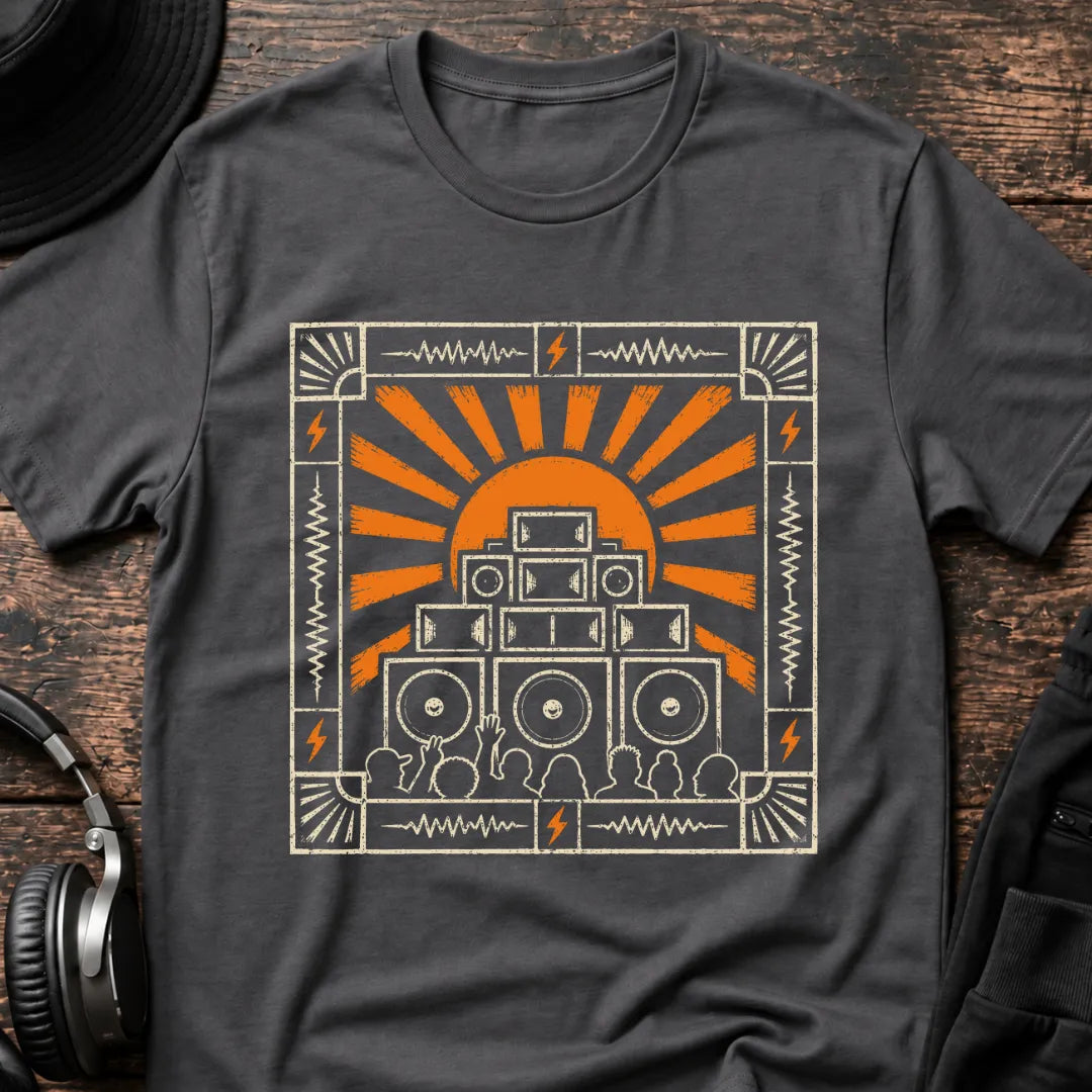 Sound System Sunrise Rave T-Shirt