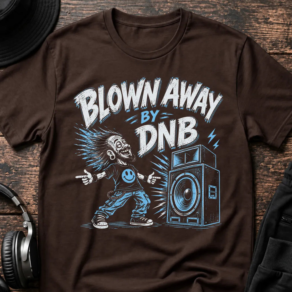 Blue Blown Away By DnB T-Shirt