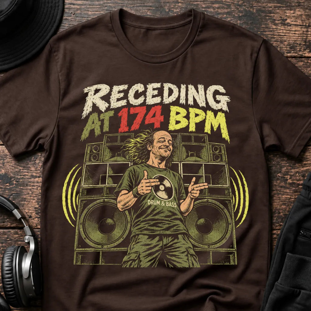Receding At 174 BPM DnB T-Shirt