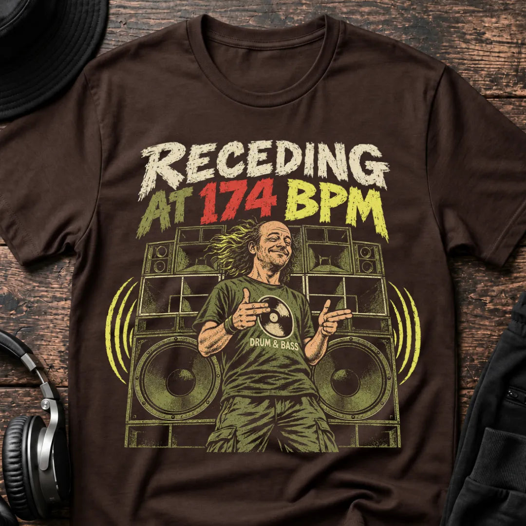 Receding At 174 BPM DnB T-Shirt