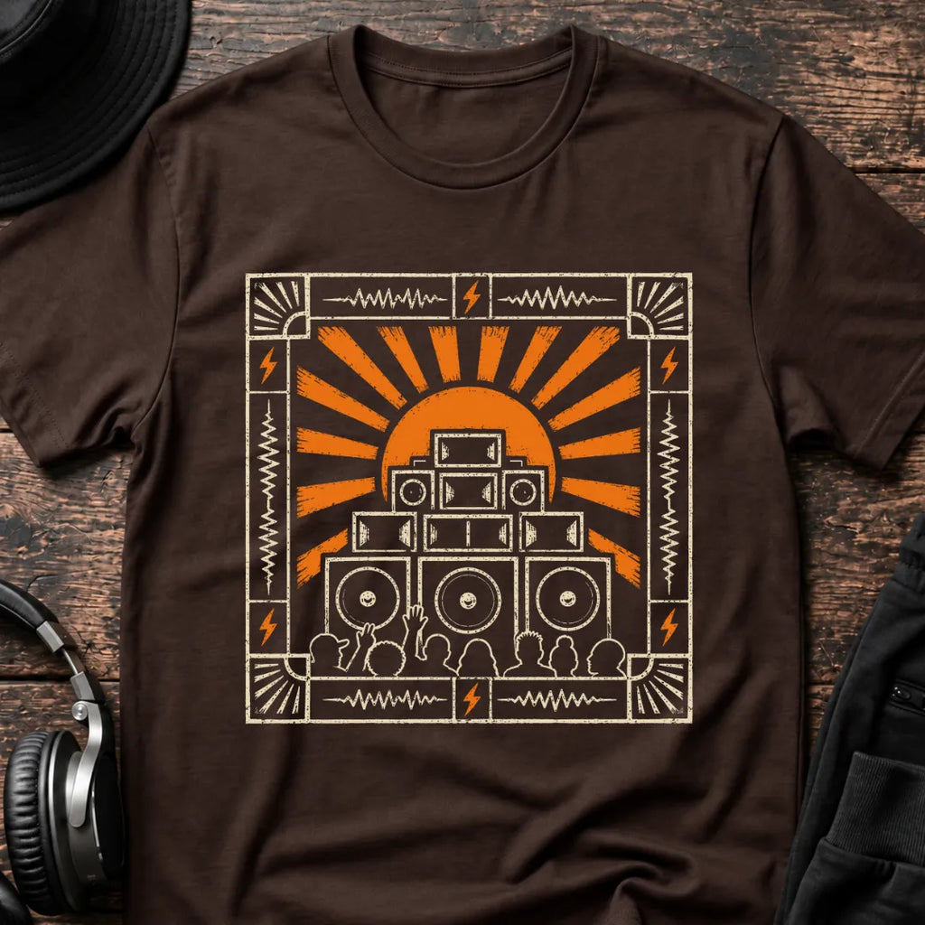 Sound System Sunrise Rave T-Shirt