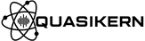 QUASIKERN logo with atom symbol and wordmark