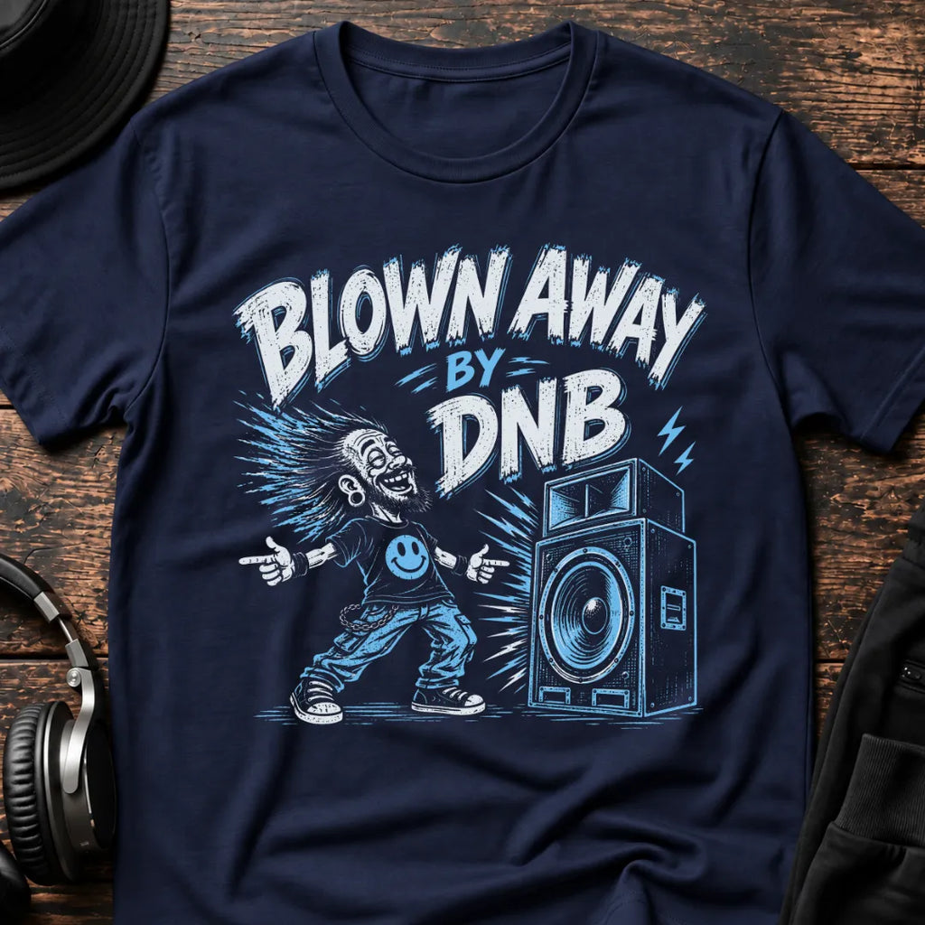 Blue Blown Away By DnB T-Shirt