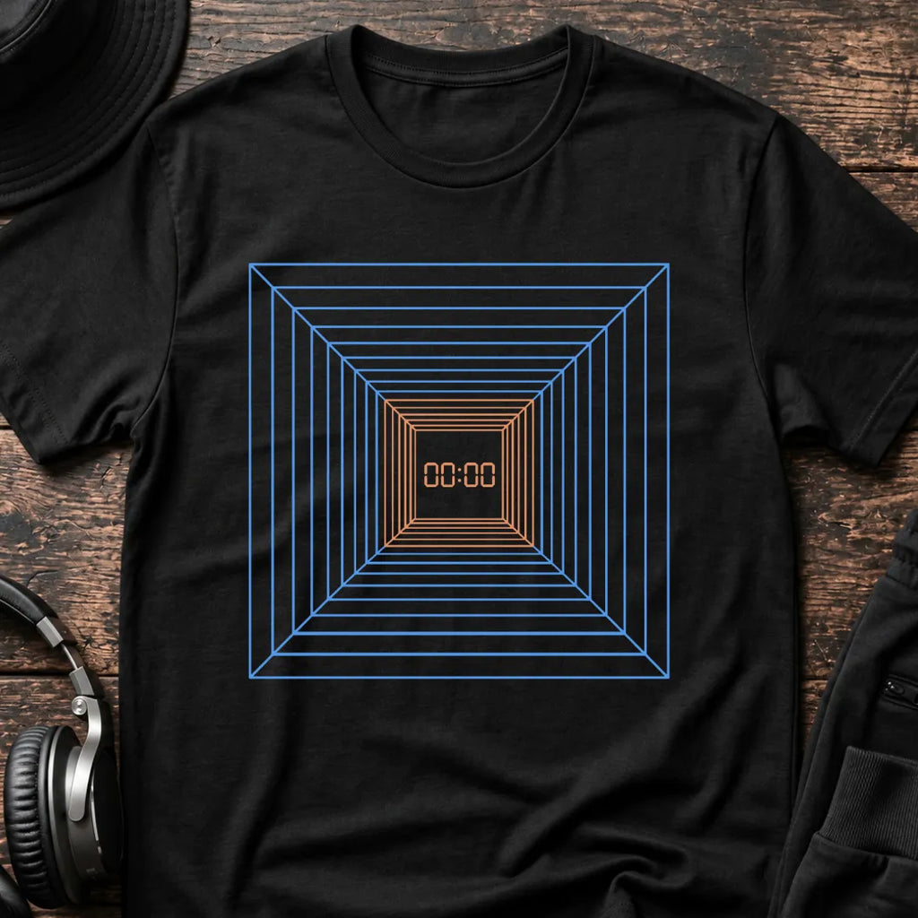 00:00 Rave T-Shirt flat lay by QUASIKERN
