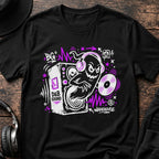 Warehouse Ghost DnB T-Shirt flat lay by QUASIKERN