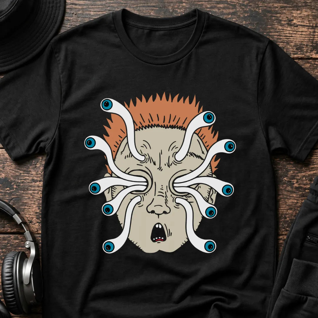 Drop Damage DnB T-Shirt flat lay by QUASIKERN