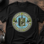 Urban Jungle T-Shirt flat lay by QUASIKERN