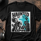 Haunted by 174 BPM DnB T-Shirt flat lay by QUASIKERN