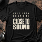 Close To Sound Rave T-Shirt flat lay by QUASIKERN