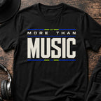 More Than Music Rave T-Shirt flat lay by QUASIKERN