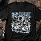 Bass After Dark Jungle T-Shirt flat lay by QUASIKERN