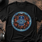 Mandala Rave T-Shirt flat lay by QUASIKERN