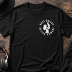 Bass Builds Better Humans Ed. 2 DnB T-Shirt flat lay by QUASIKERN