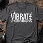 Higher Frequency DnB T-Shirt flat lay by QUASIKERN