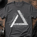 Trinity Console DJ T-Shirt flat lay by QUASIKERN