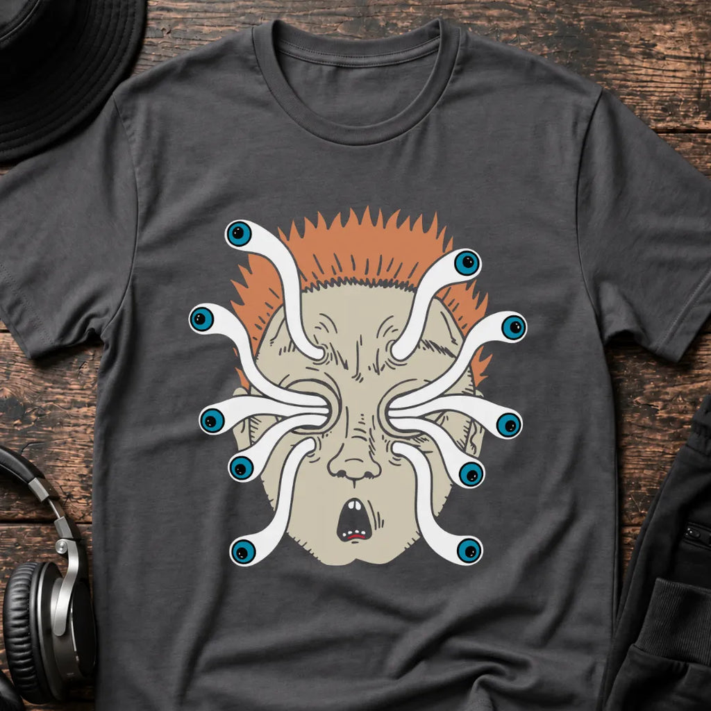 Drop Damage DnB T-Shirt flat lay by QUASIKERN