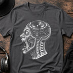 Bass Head DnB T-Shirt flat lay by QUASIKERN