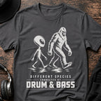 Different Species Connected by DnB T-Shirt flat lay by QUASIKERN