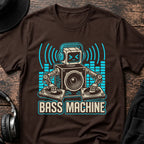 Bass Machine DnB T-Shirt flat lay by QUASIKERN