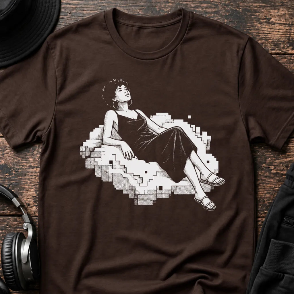 High on Frequency Rave T-Shirt flat lay by QUASIKERN