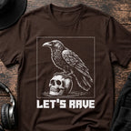 Let‘s Rave T-Shirt flat lay by QUASIKERN