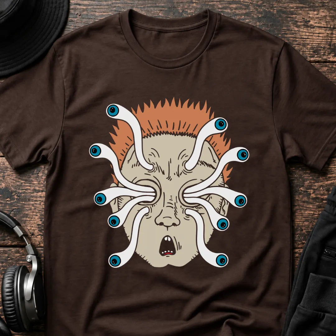 Drop Damage DnB T-Shirt flat lay by QUASIKERN