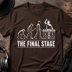 The Final Stage DJ T-Shirt flat lay by QUASIKERN