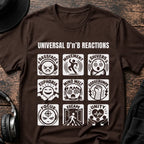 Universal Reactions DnB T-Shirt flat lay by QUASIKERN