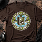 Urban Jungle T-Shirt flat lay by QUASIKERN