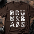 Drum & Bass Icons DnB T-Shirt flat lay by QUASIKERN