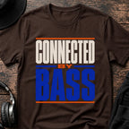 Connected by Bass DnB T-Shirt flat lay by QUASIKERN