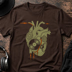 HeartBeat DnB T-Shirt flat lay by QUASIKERN