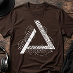 Trinity Console DJ T-Shirt flat lay by QUASIKERN