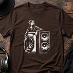 Bass Babe DnB T-Shirt flat lay by QUASIKERN