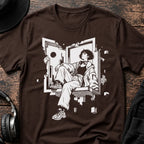 Lost in Space Rave T-Shirt flat lay by QUASIKERN