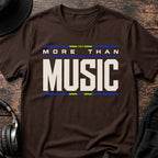 More Than Music Rave T-Shirt flat lay by QUASIKERN
