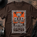 Sound System Ritual DnB T-Shirt flat lay by QUASIKERN