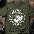 Dad Rave T-Shirt flat lay by QUASIKERN