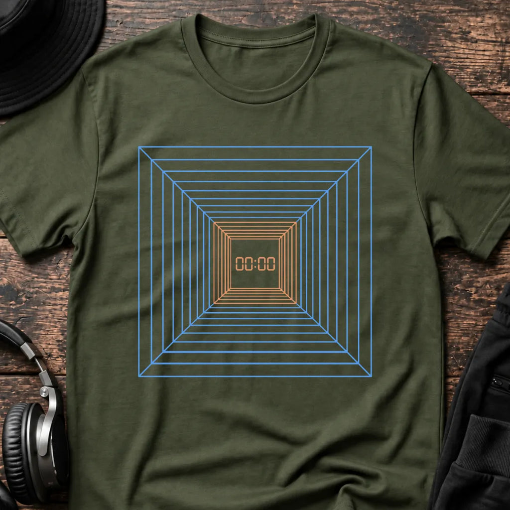 00:00 Rave T-Shirt flat lay by QUASIKERN