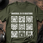 Universal Reactions DnB T-Shirt flat lay by QUASIKERN