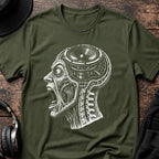 Bass Head DnB T-Shirt flat lay by QUASIKERN