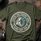 Blown Away Zone DnB T-Shirt flat lay by QUASIKERN