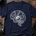 Bass Brain DnB T-Shirt flat lay by QUASIKERN
