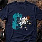 Blown Away by Bass DnB T-Shirt flat lay by QUASIKERN