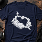 High on Frequency Rave T-Shirt flat lay by QUASIKERN