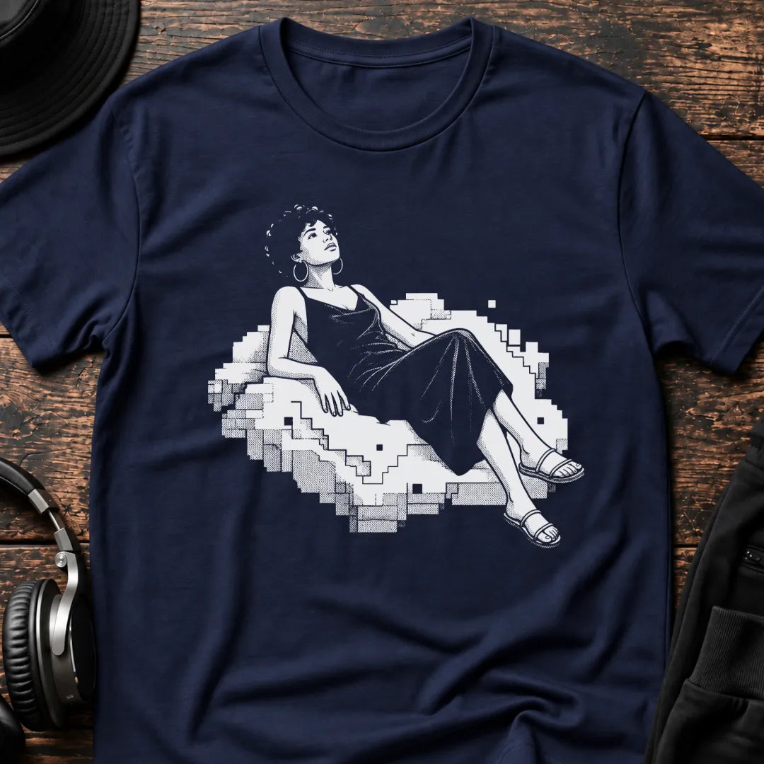 High on Frequency Rave T-Shirt flat lay by QUASIKERN