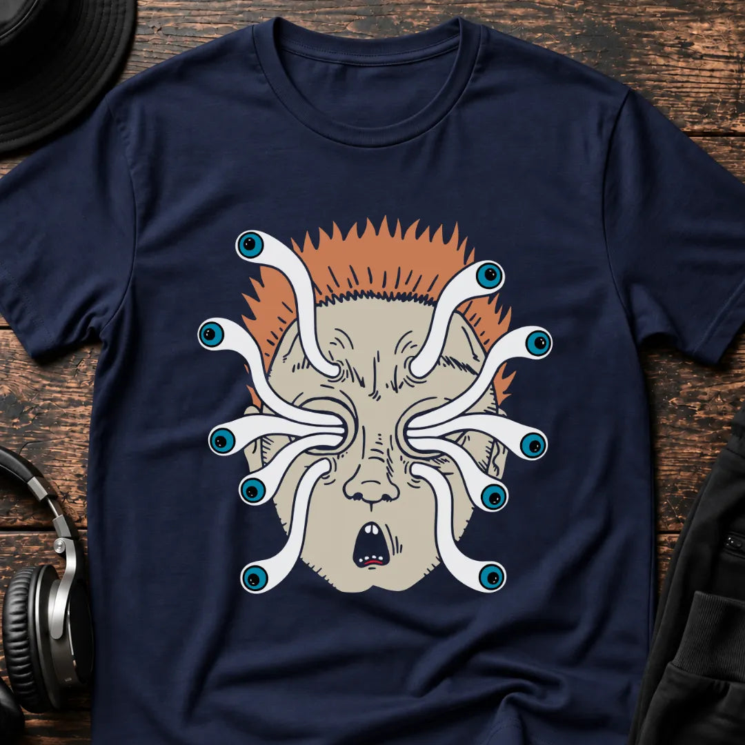 Drop Damage DnB T-Shirt flat lay by QUASIKERN