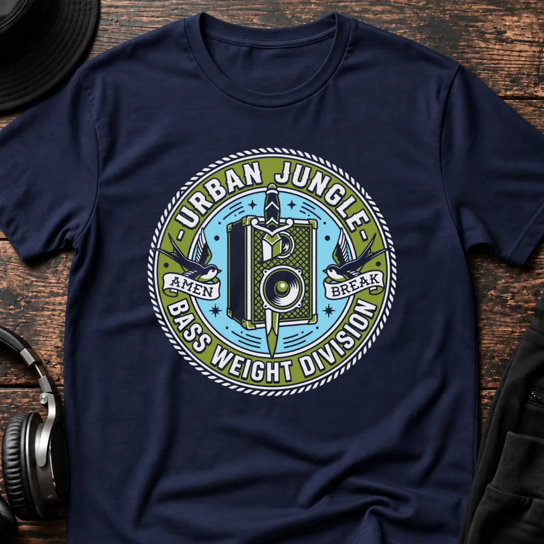 Urban Jungle T-Shirt flat lay by QUASIKERN