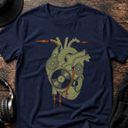HeartBeat DnB T-Shirt flat lay by QUASIKERN